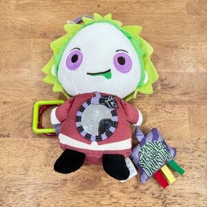 Beetlejuice Warner Bros. Plush Clip On Baby Activity Toy Plush Teether